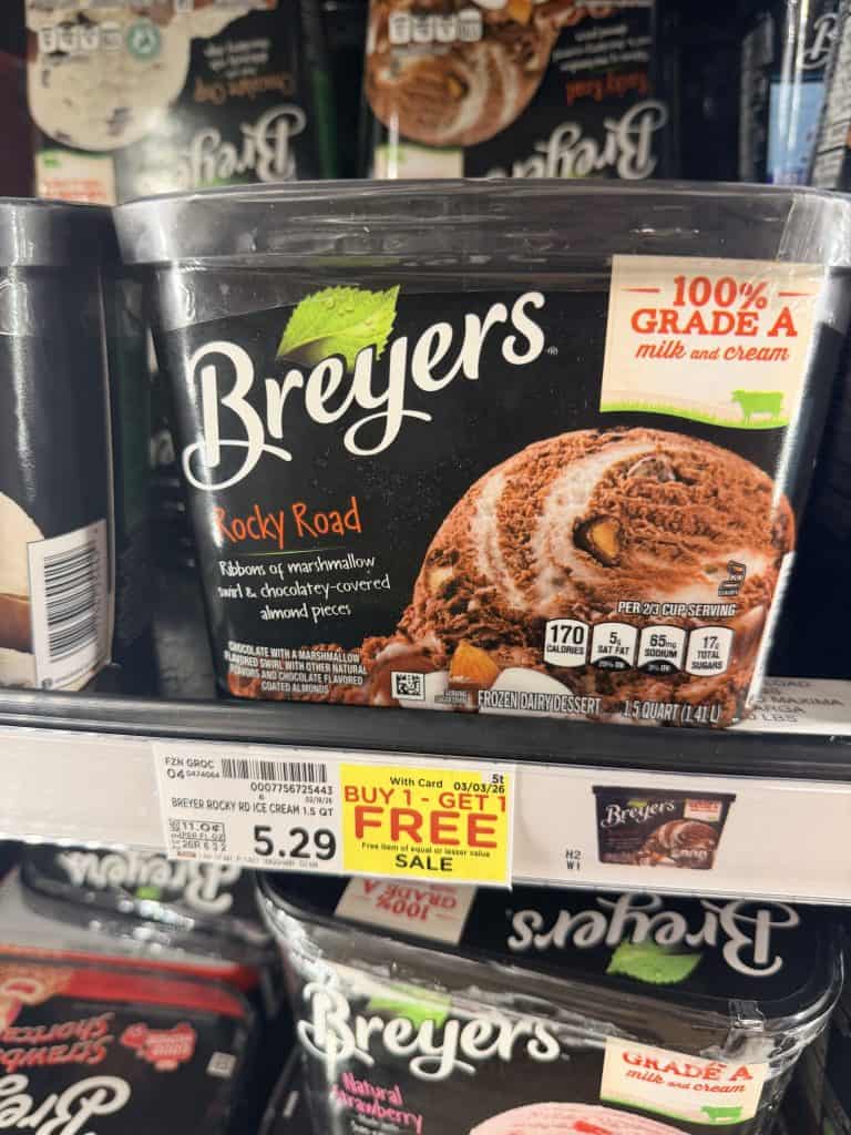 breyers ice cream kroger shelf image (1)