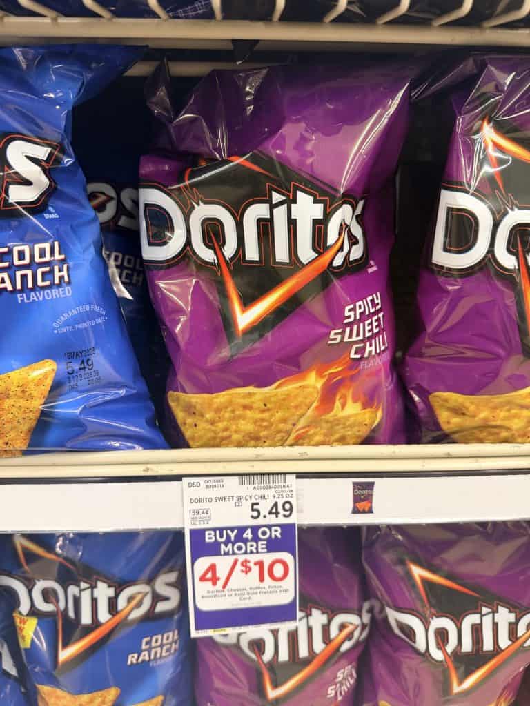 cheetos, doritos, ruffles kroger shelf image (2)