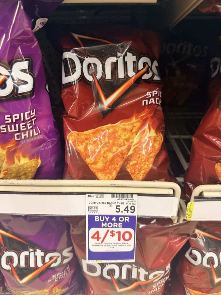 cheetos, doritos, ruffles kroger shelf image (2)