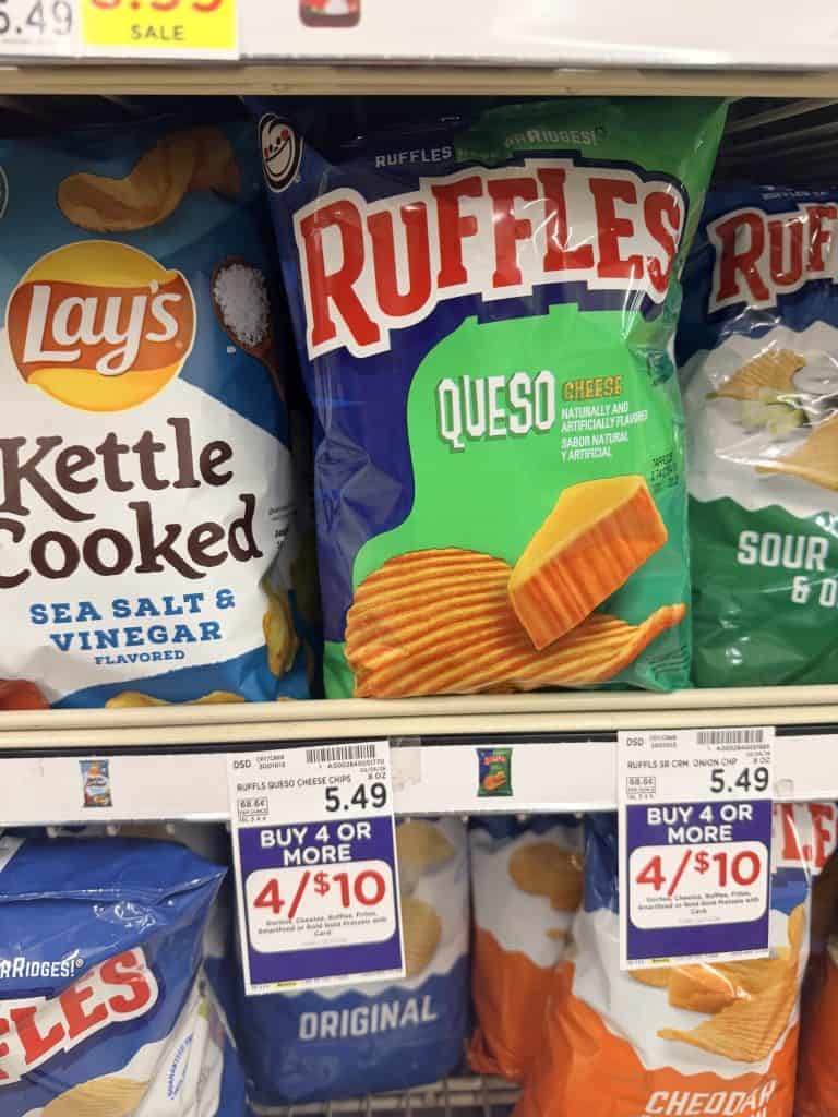 cheetos, doritos, ruffles kroger shelf image (2)