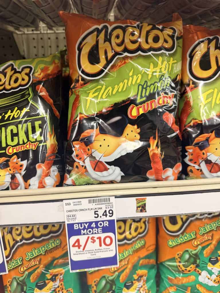 cheetos, doritos, ruffles kroger shelf image (2)