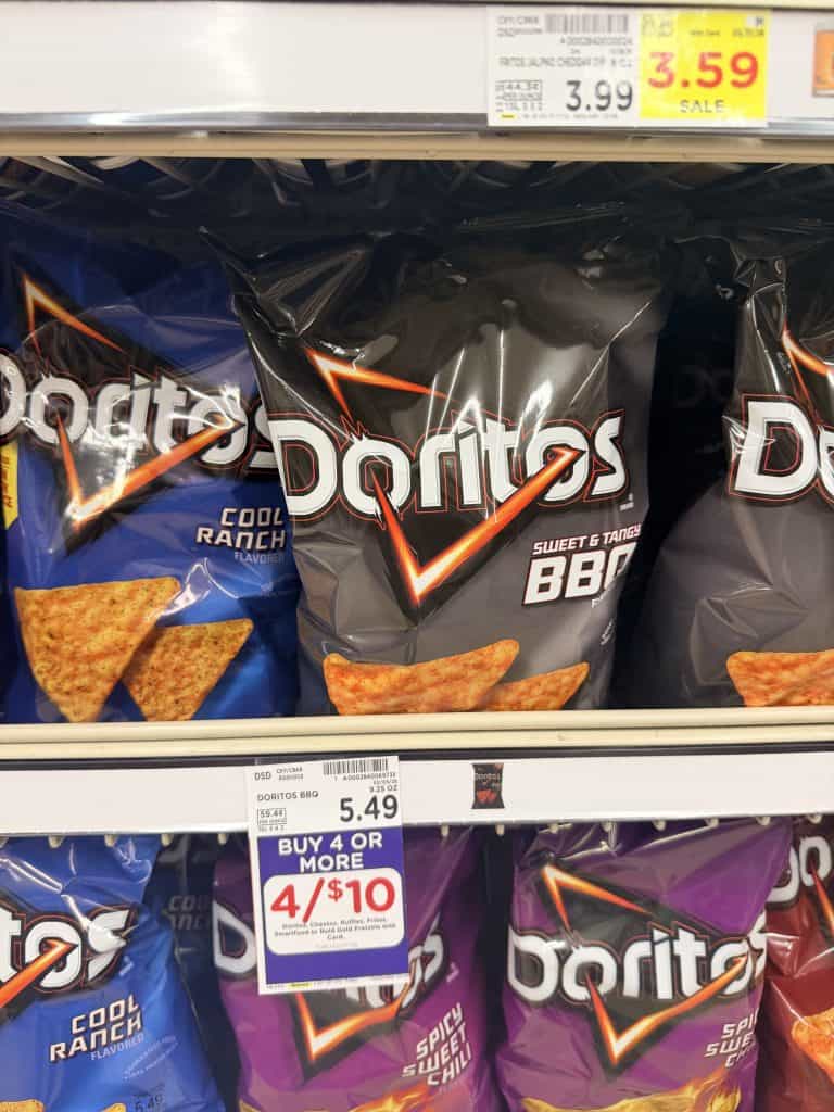 cheetos, doritos, ruffles kroger shelf image (2)