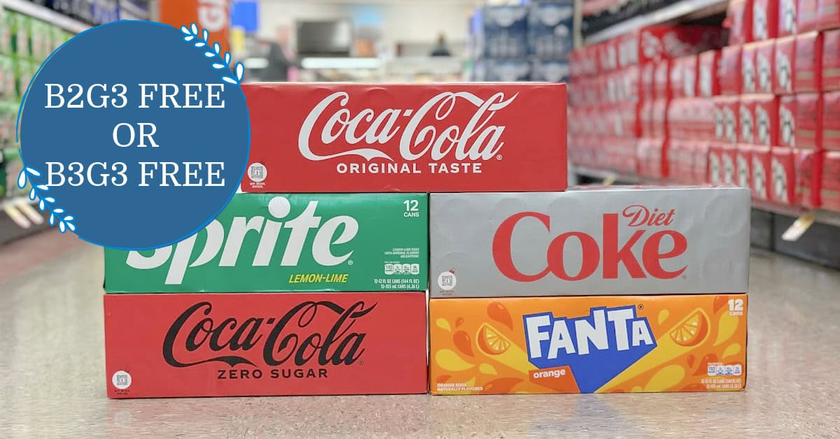 Coca-Cola, Pepsi or Canada Dry is B2G3 or B3G3 FREE! - Kroger Krazy
