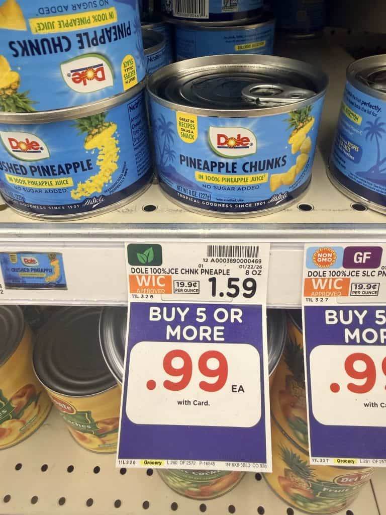 dole pineapple kroger shelf image (4)