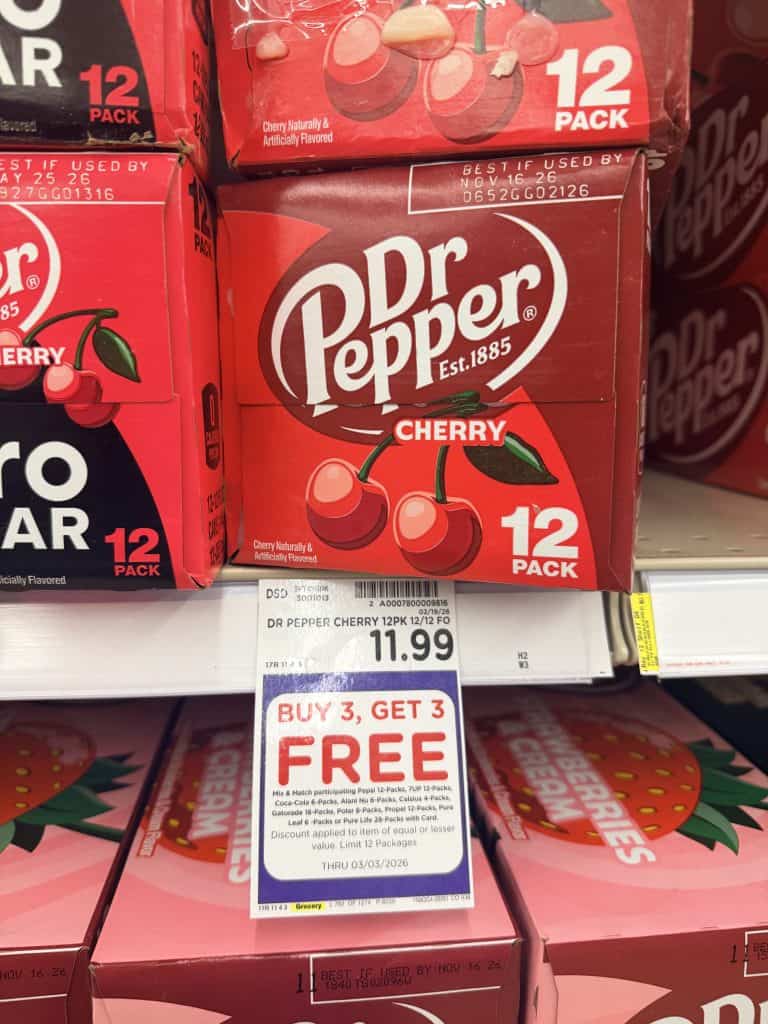 dr pepper and pepsi kroger shelf image (1)