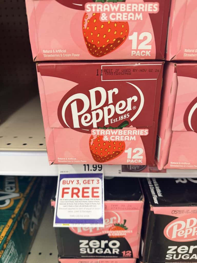 dr pepper and pepsi kroger shelf image (1)