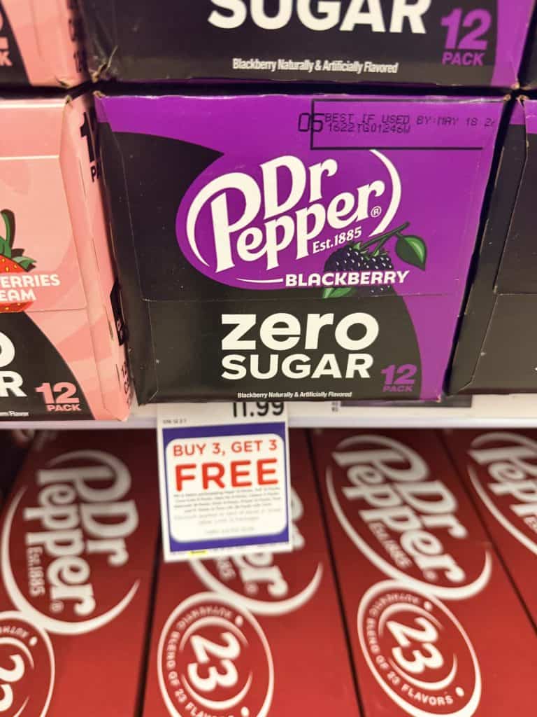 dr pepper and pepsi kroger shelf image (1)