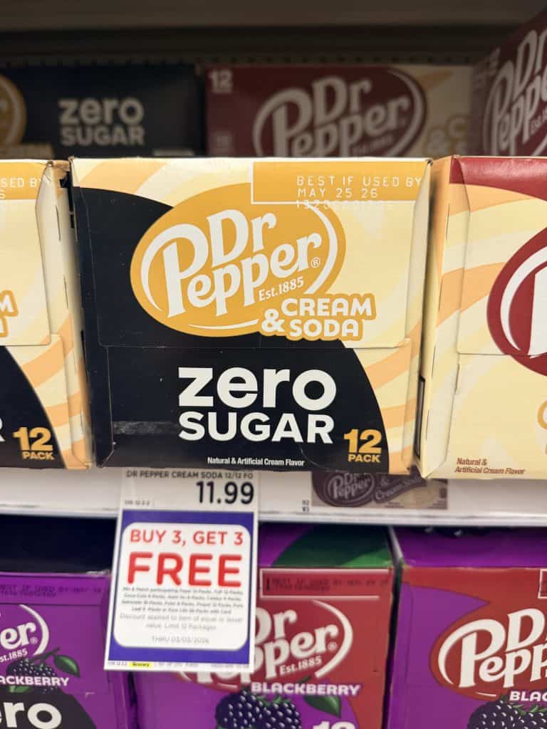 dr pepper and pepsi kroger shelf image (1)