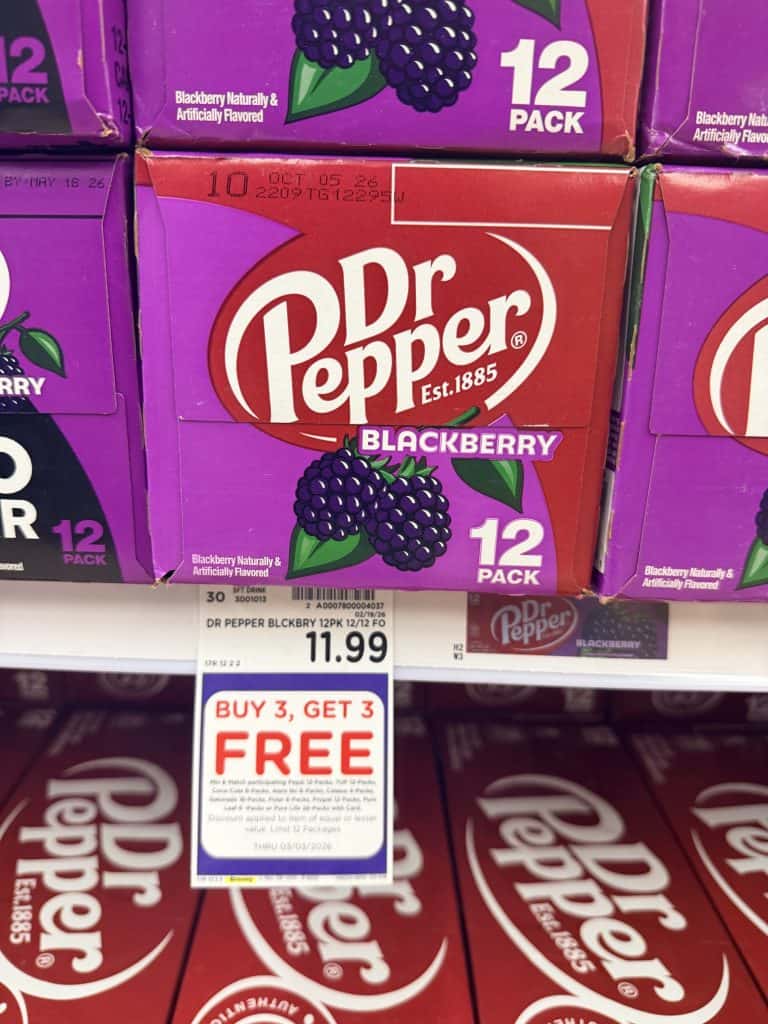 dr pepper and pepsi kroger shelf image (1)