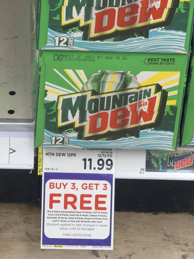 dr pepper and pepsi kroger shelf image (1)