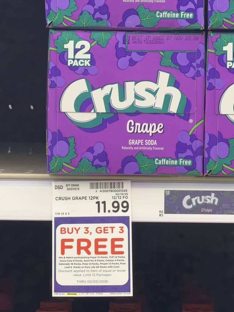 dr pepper and pepsi kroger shelf image (1)