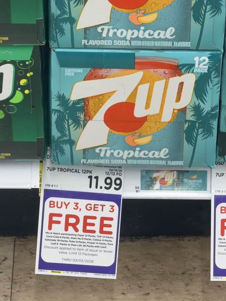 dr pepper and pepsi kroger shelf image (1)