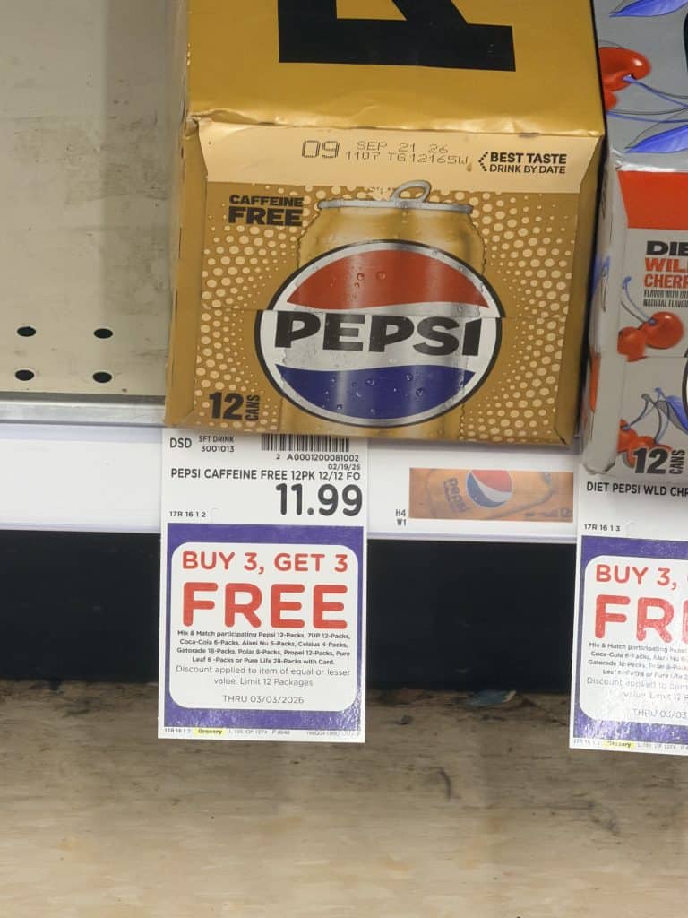 dr pepper and pepsi kroger shelf image (1)