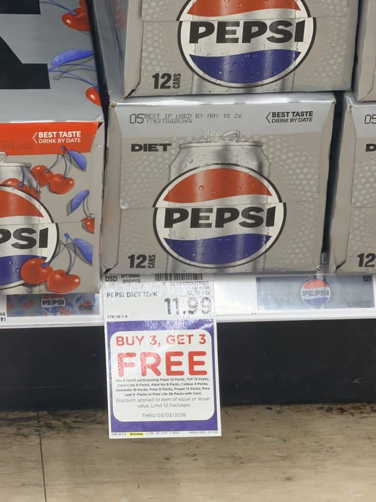 dr pepper and pepsi kroger shelf image (1)