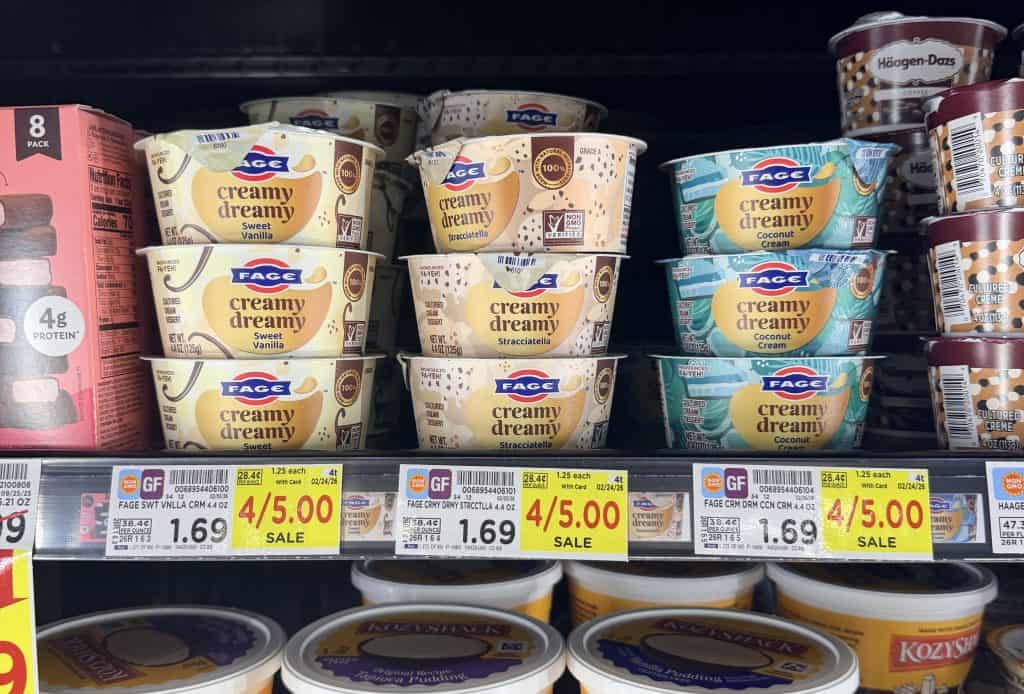 fage creamy dreamy kroger shelf image