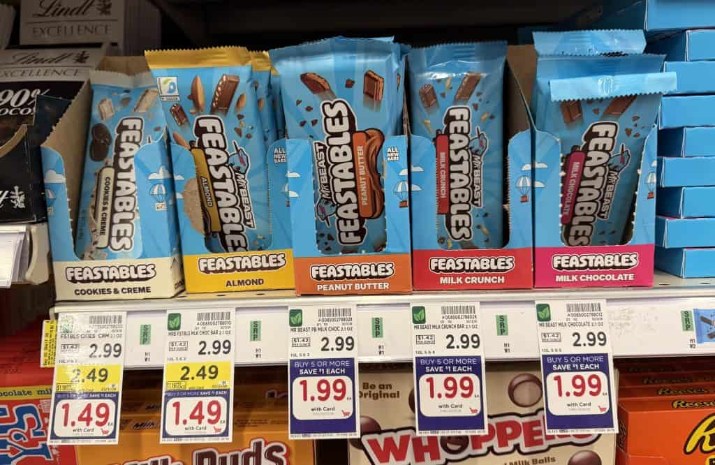 feastables kroger shelf image