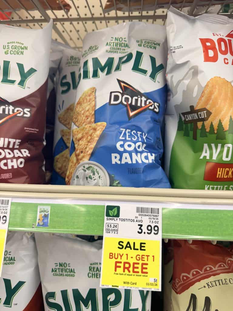 frito lay simply chips kroger shelf image (1)