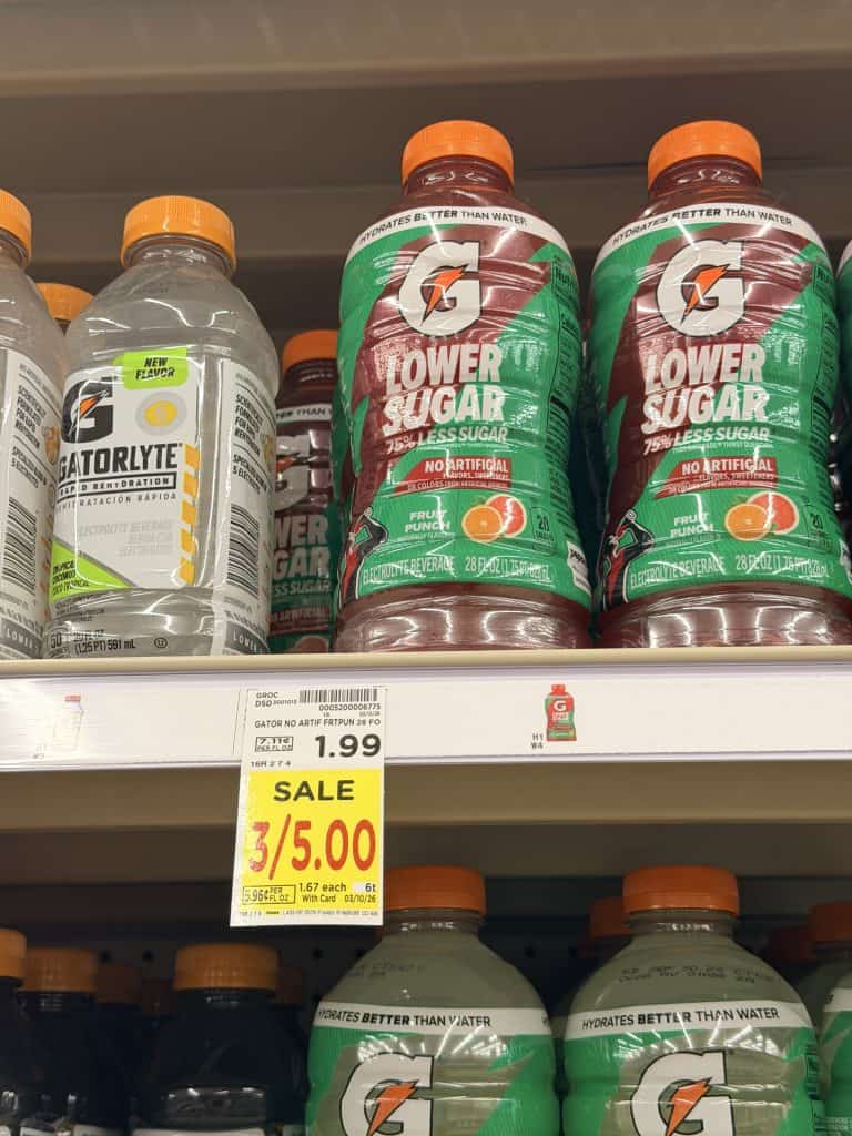 gatorade lower sugar kroger shelf image (1)