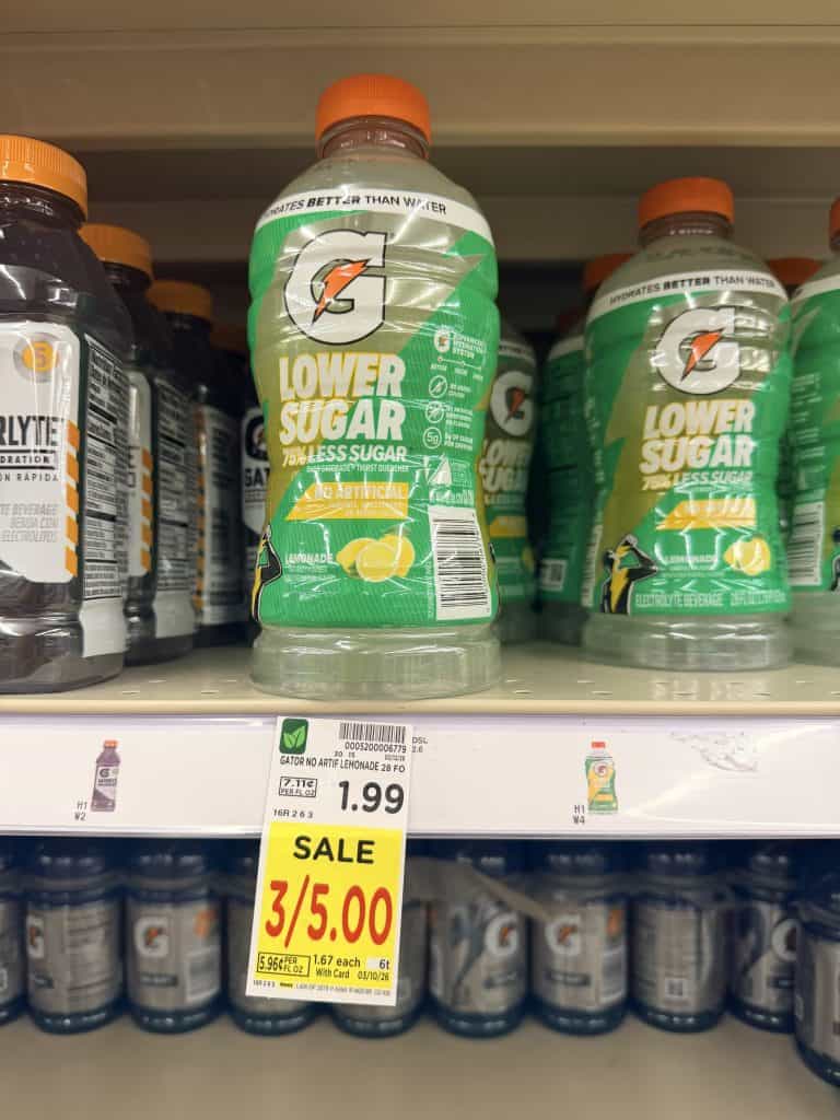 gatorade lower sugar kroger shelf image (1)