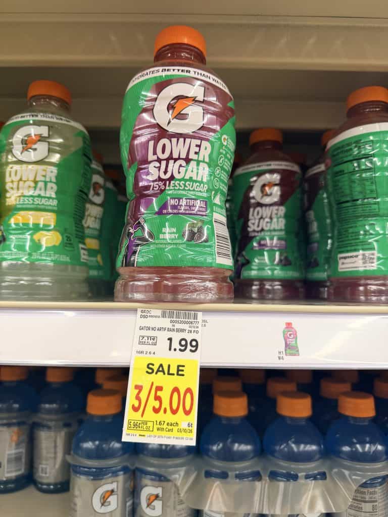 gatorade lower sugar kroger shelf image (1)