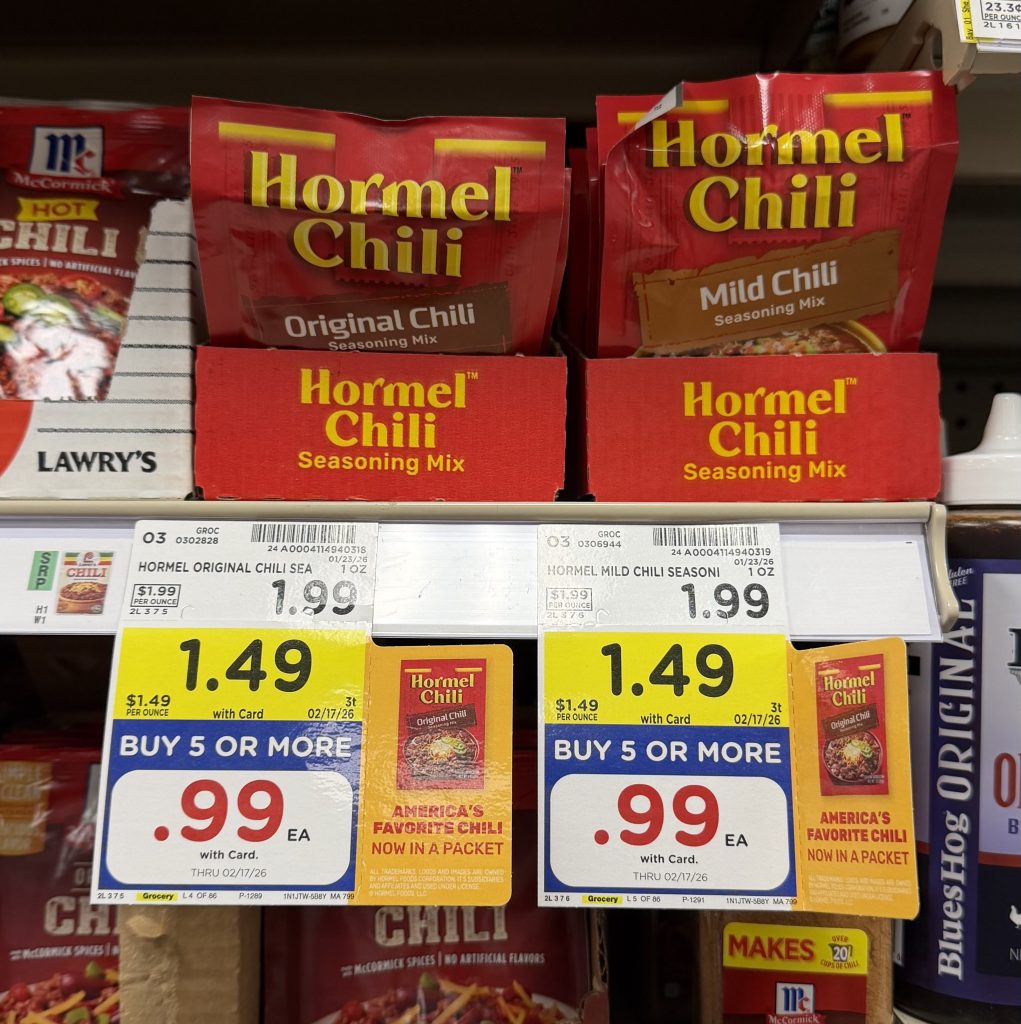 hormel seasoning kroger shelf image