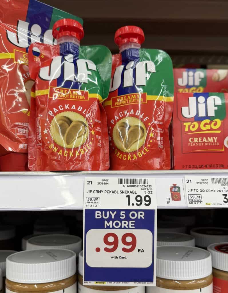 jif pouch kroger shelf image