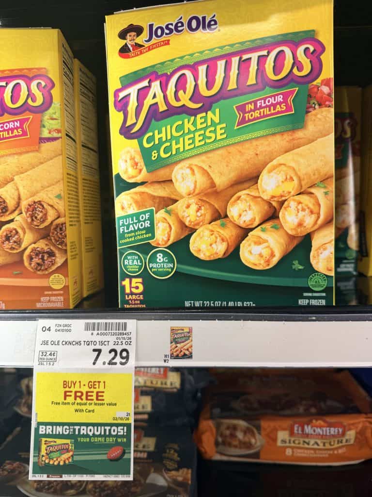 jose ole tacquitos kroger shelf image (1)