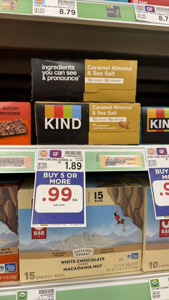 kind bars kroger shelf image (2)