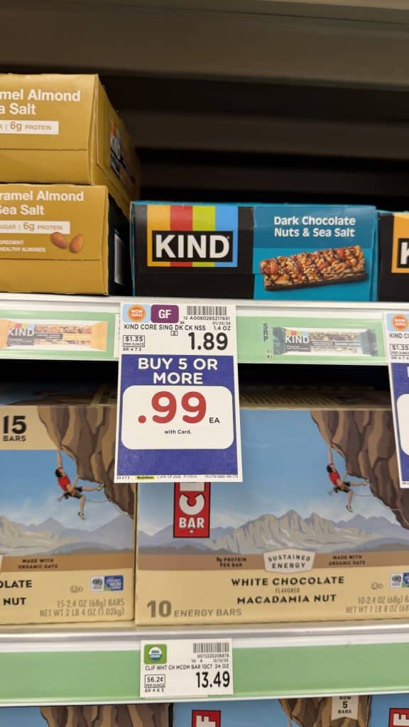 kind bars kroger shelf image (2)