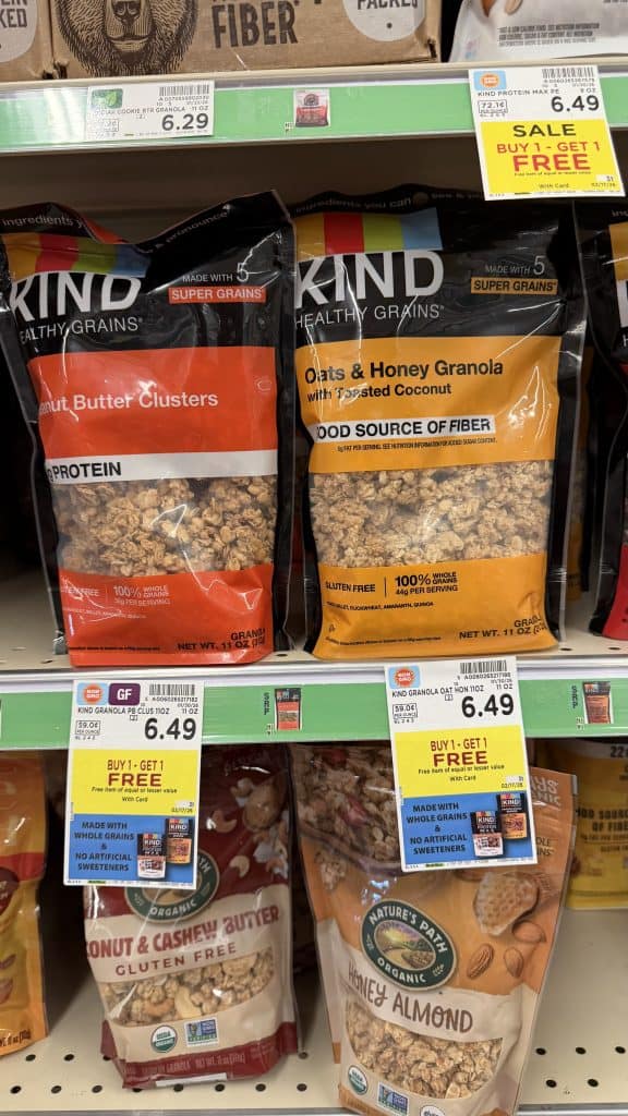 kind granola kroger shelf image (2)