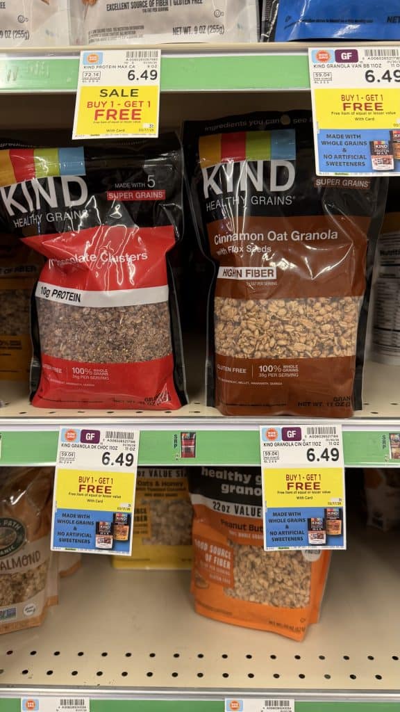 kind granola kroger shelf image (2)