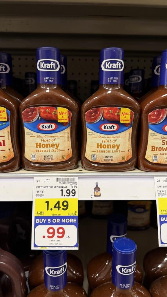 kraft bbq sauce kroger shelf image (1)