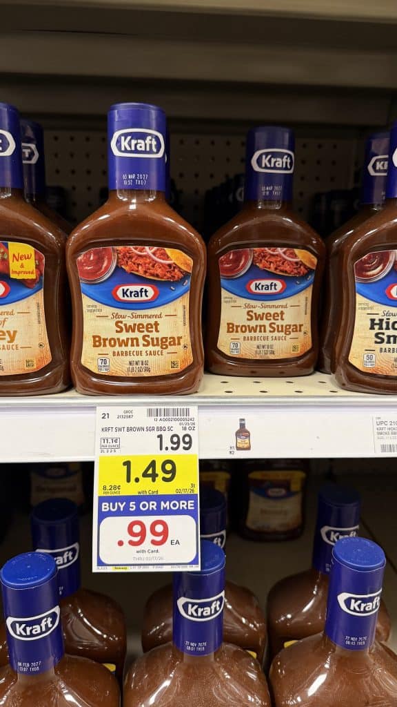 kraft bbq sauce kroger shelf image (1)