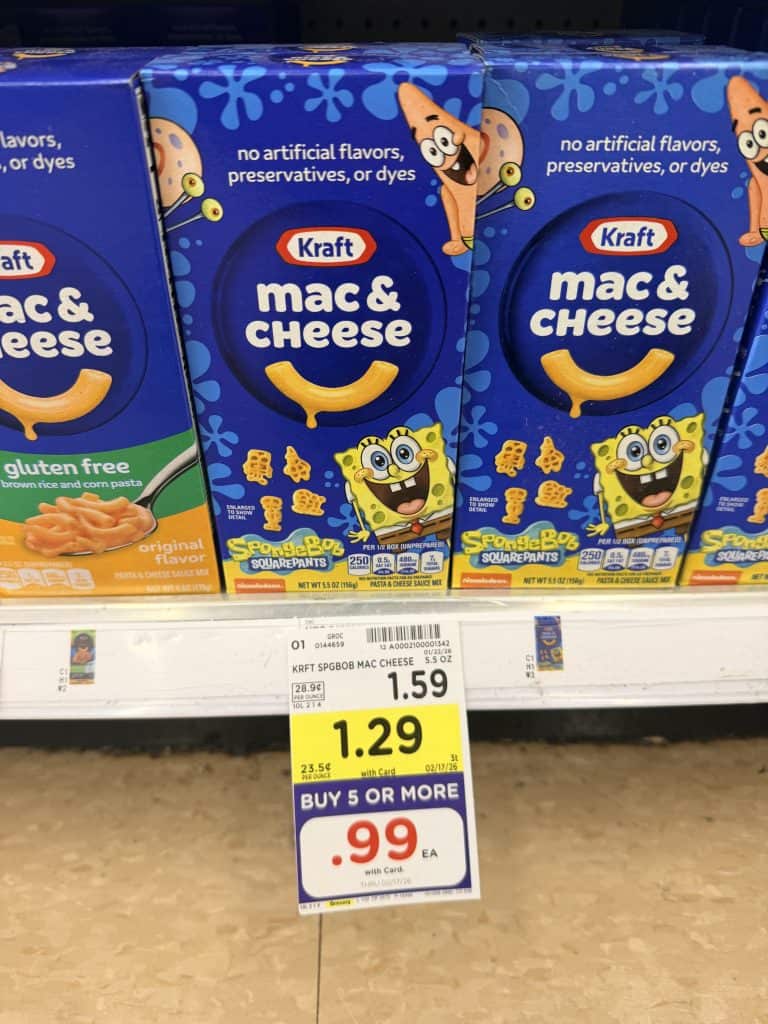 kraft mac and cheese kroger shelf image (8)