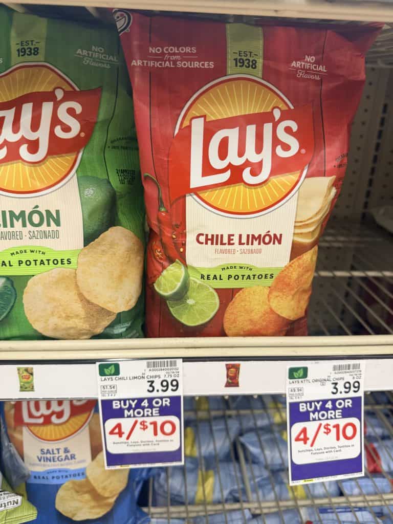 lay's, sunchips and doritos kroger shelf image (8)