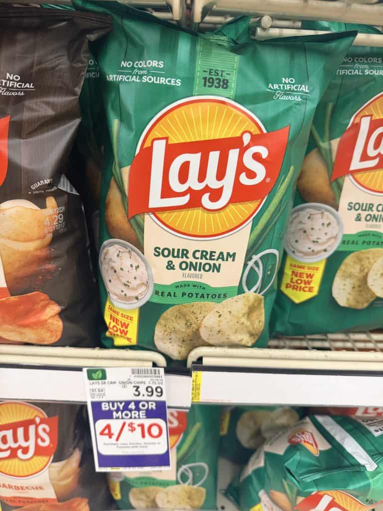 lay's, sunchips and doritos kroger shelf image (8)