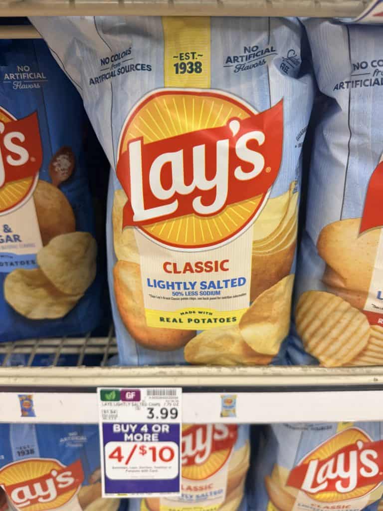 lay's, sunchips and doritos kroger shelf image (8)