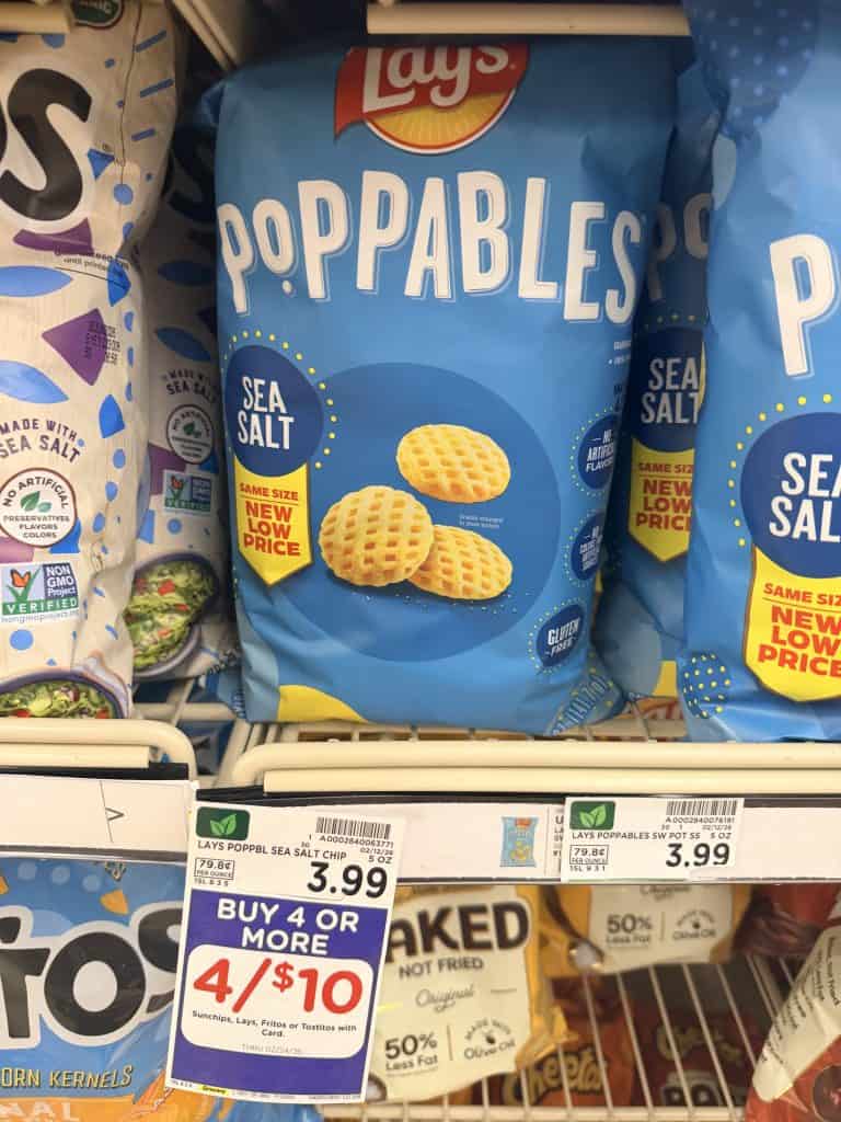 lay's, sunchips and doritos kroger shelf image (8)