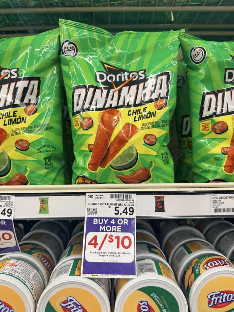 lay's, sunchips and doritos kroger shelf image (8)