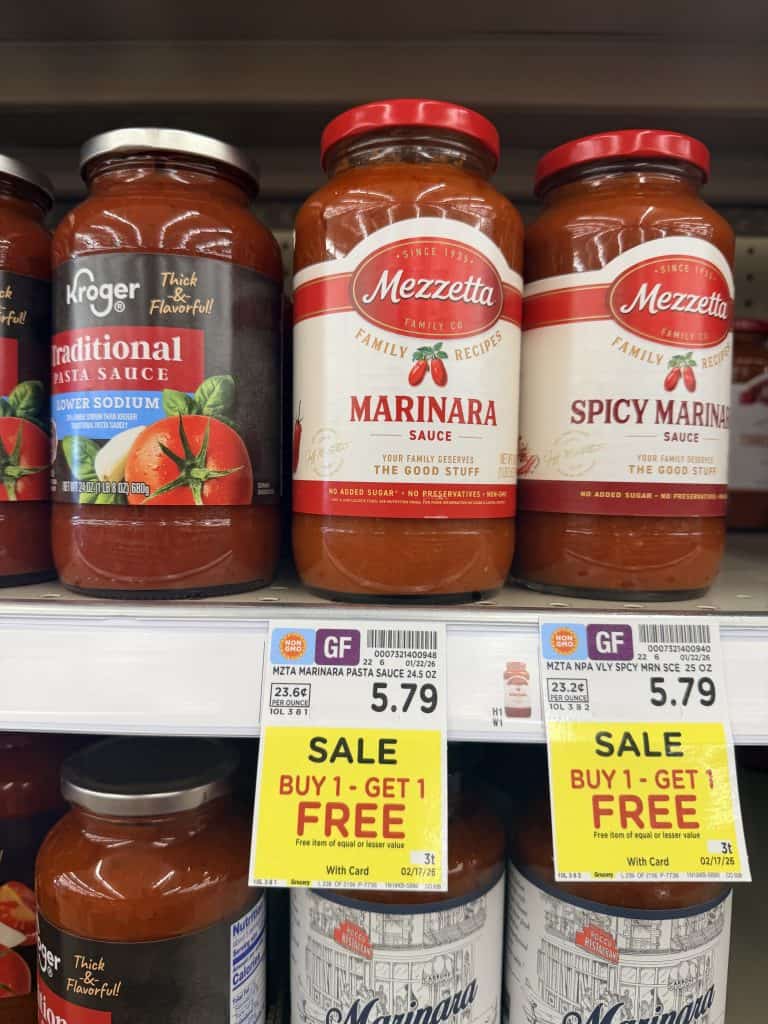 mezzetta pasta sauce kroger shelf image (1)