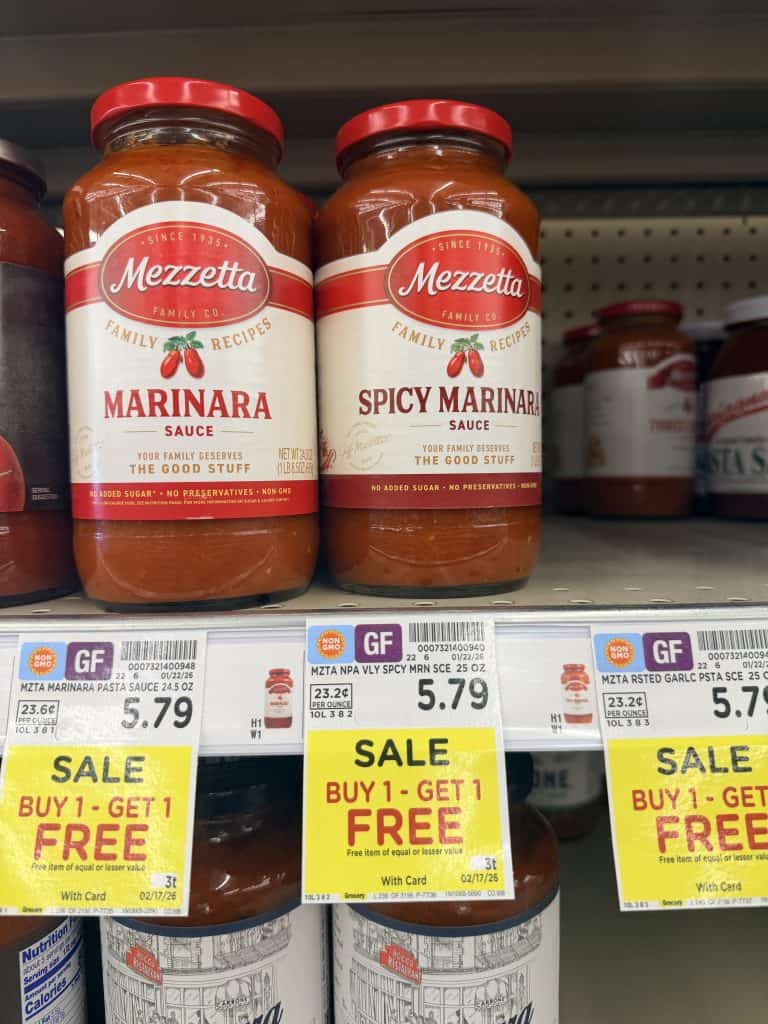 mezzetta pasta sauce kroger shelf image (1)