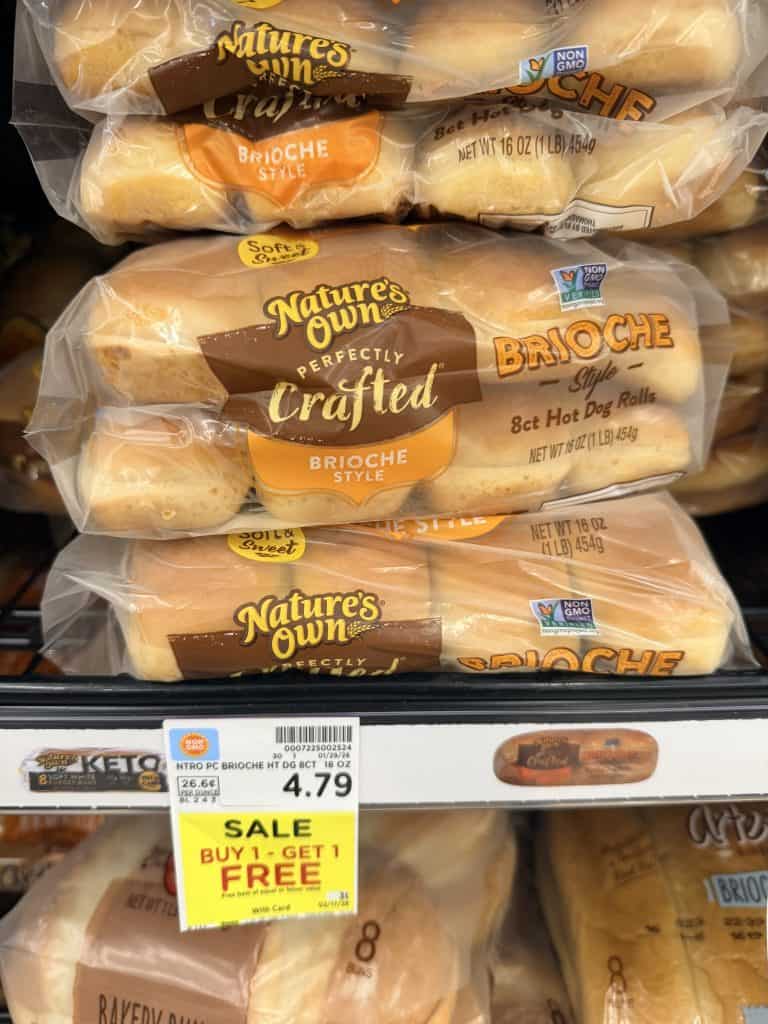 nature's own perfectly baked kroger shelf image (3)