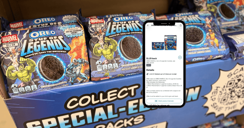 oreo marvel ibotta rebate