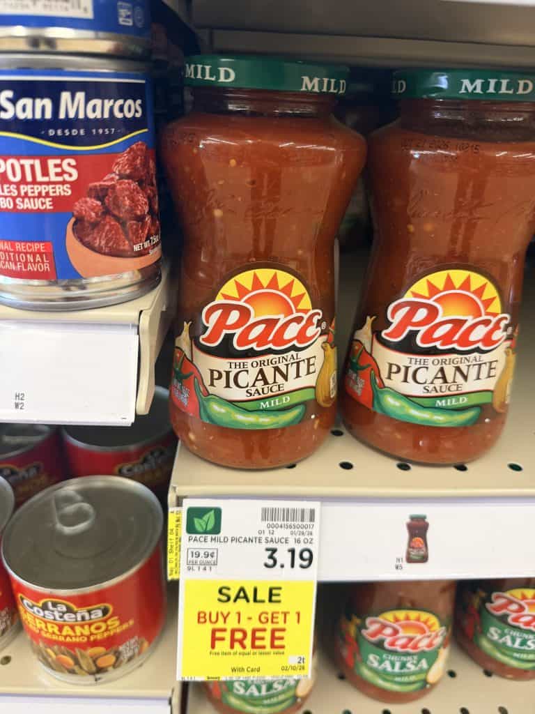 pace salsa and picante kroger shelf image (1)