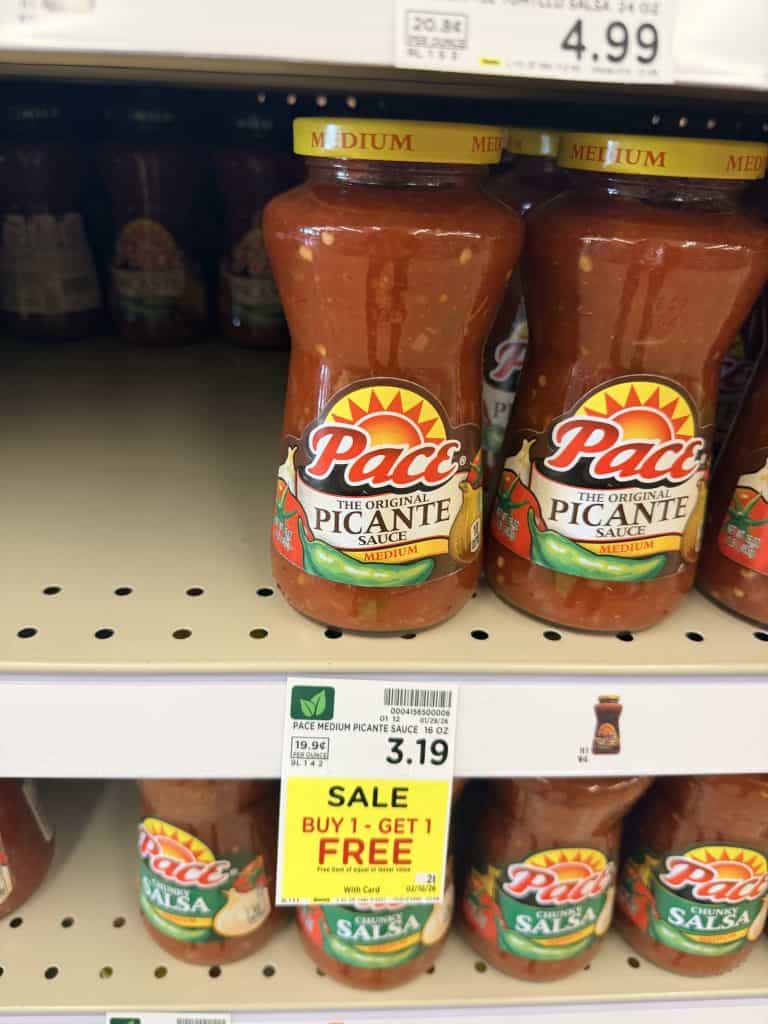 pace salsa and picante kroger shelf image (1)