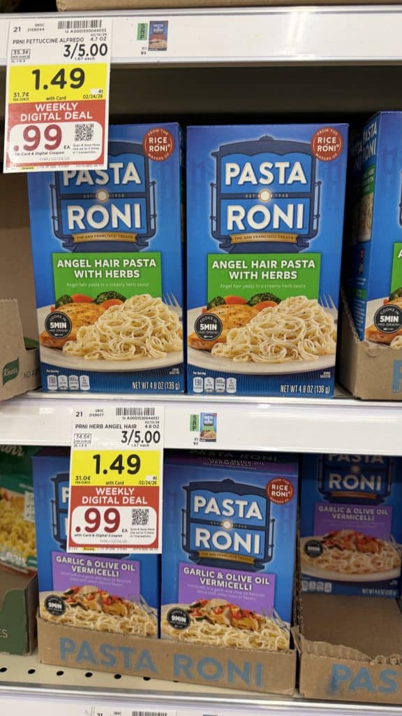 pasta roni kroger shelf image (1)
