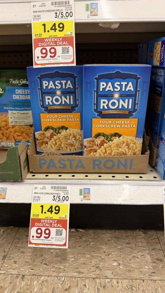 pasta roni kroger shelf image (1)