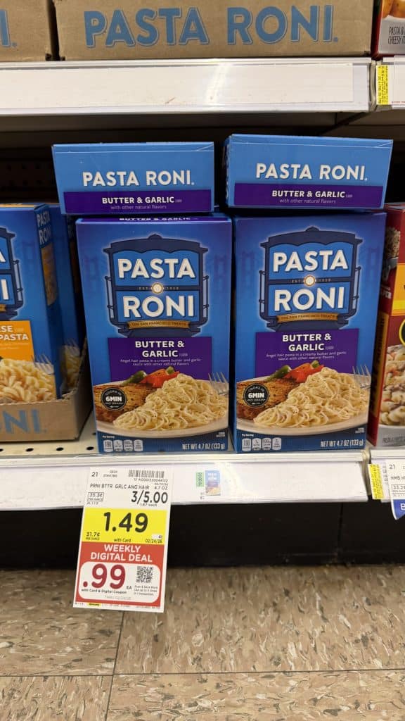 pasta roni kroger shelf image (1)