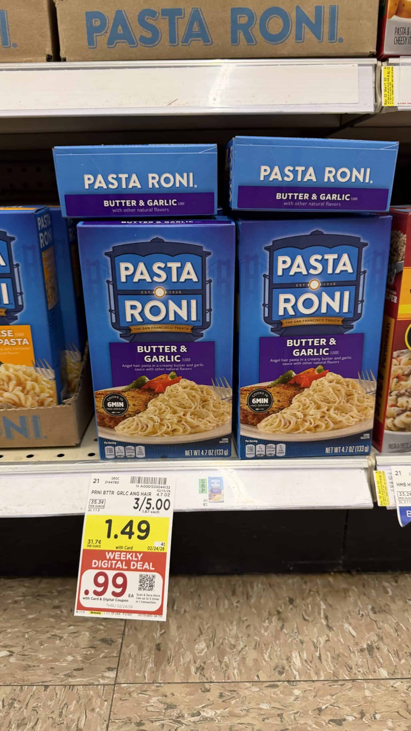 Kroger Rice Roni Rice-A-Roni and Pasta Roni as low as 99¢! - Kroger Krazy