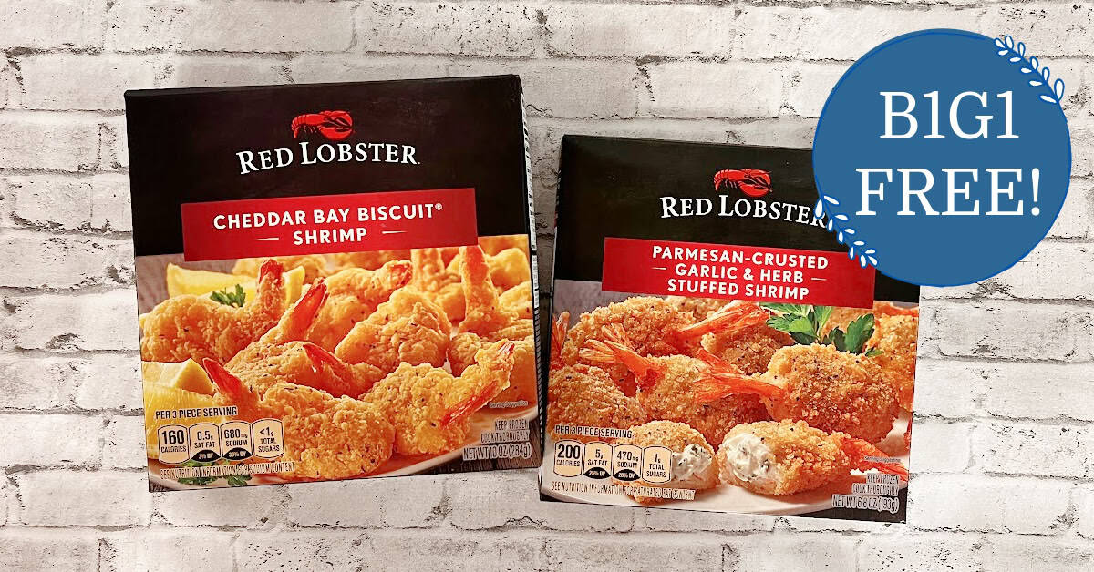 Red Lobster Cod and Shrimp are B1G1 FREE! - Kroger Krazy